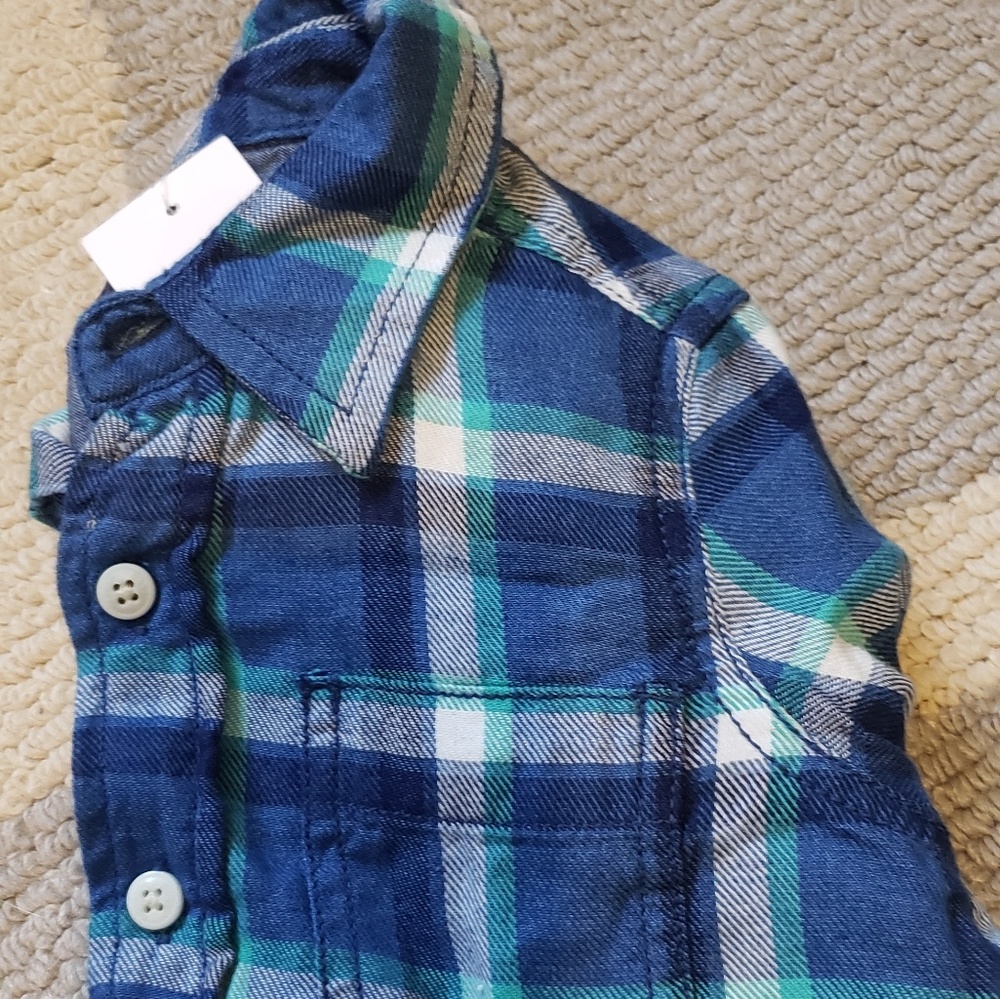 Oshkosh Flannel Shirt Size 3T